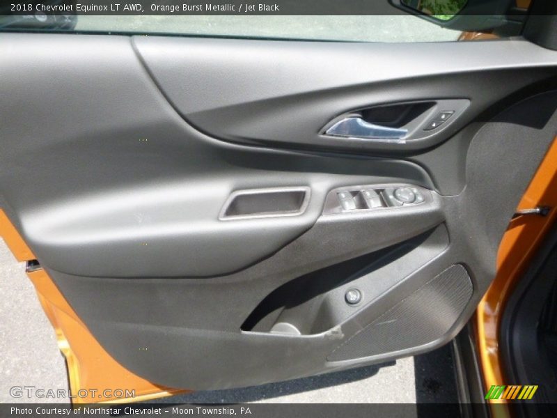 Orange Burst Metallic / Jet Black 2018 Chevrolet Equinox LT AWD