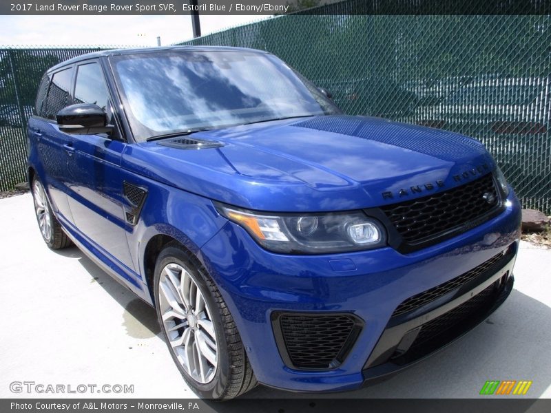 Estoril Blue / Ebony/Ebony 2017 Land Rover Range Rover Sport SVR