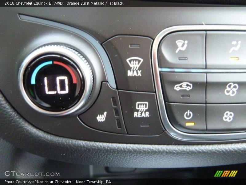 Orange Burst Metallic / Jet Black 2018 Chevrolet Equinox LT AWD