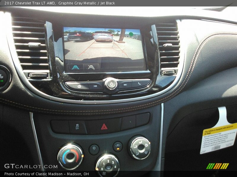 Graphite Gray Metallic / Jet Black 2017 Chevrolet Trax LT AWD