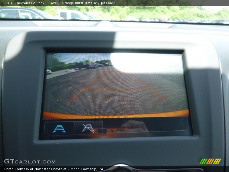 Orange Burst Metallic / Jet Black 2018 Chevrolet Equinox LT AWD