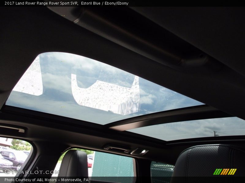 Estoril Blue / Ebony/Ebony 2017 Land Rover Range Rover Sport SVR