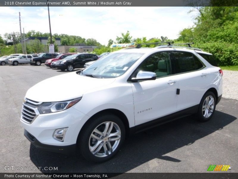 Summit White / Medium Ash Gray 2018 Chevrolet Equinox Premier AWD