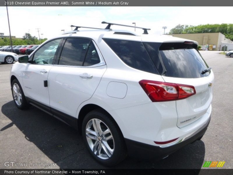 Summit White / Medium Ash Gray 2018 Chevrolet Equinox Premier AWD