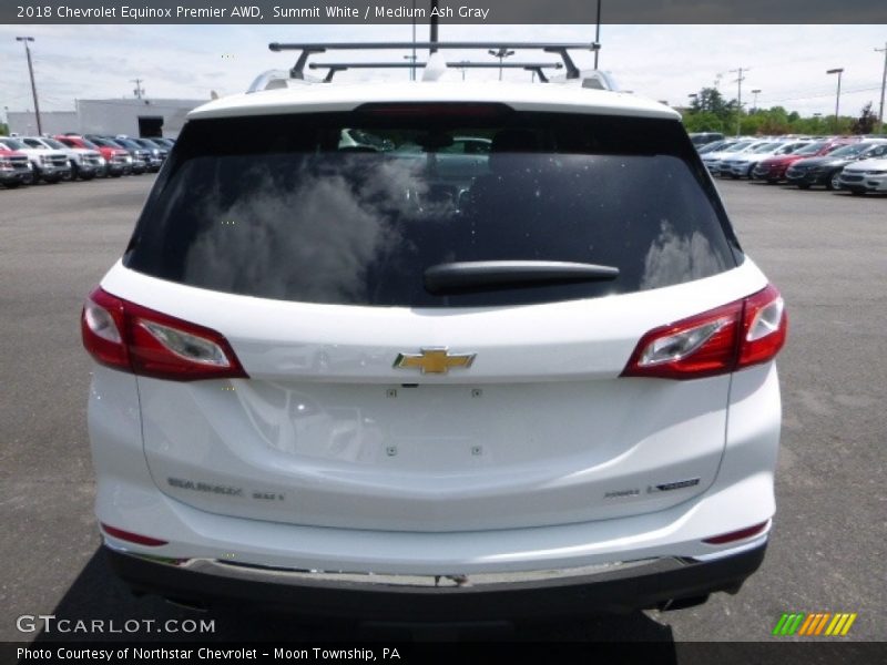 Summit White / Medium Ash Gray 2018 Chevrolet Equinox Premier AWD