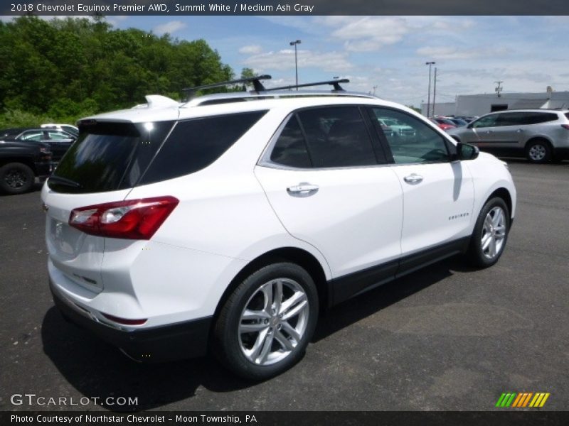 Summit White / Medium Ash Gray 2018 Chevrolet Equinox Premier AWD