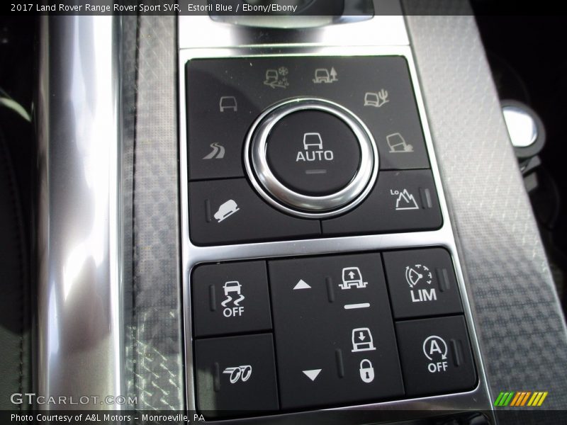 Controls of 2017 Range Rover Sport SVR