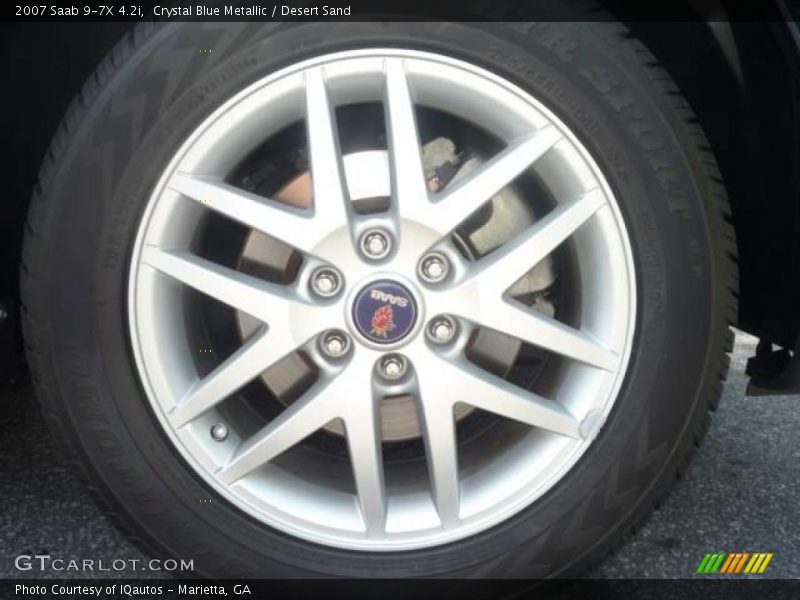 Crystal Blue Metallic / Desert Sand 2007 Saab 9-7X 4.2i