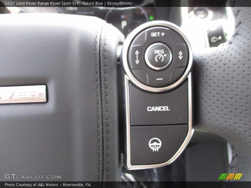 Controls of 2017 Range Rover Sport SVR