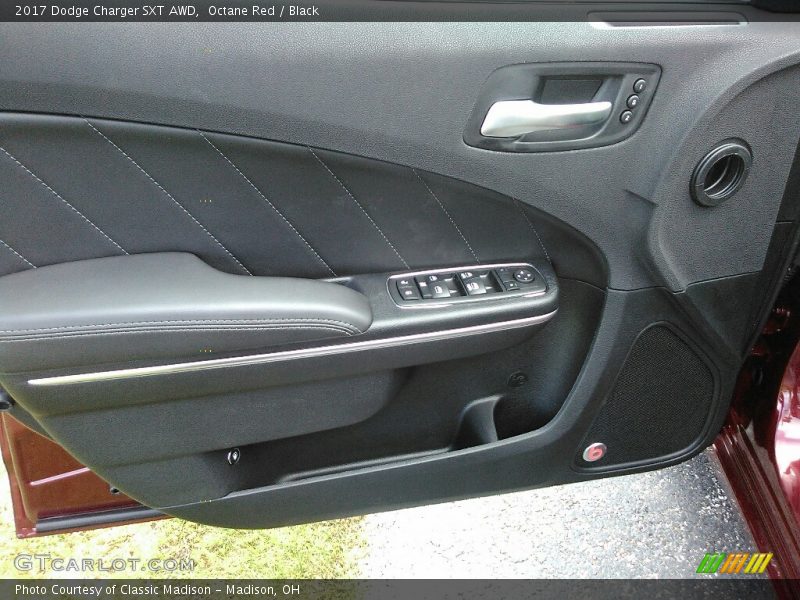 Octane Red / Black 2017 Dodge Charger SXT AWD