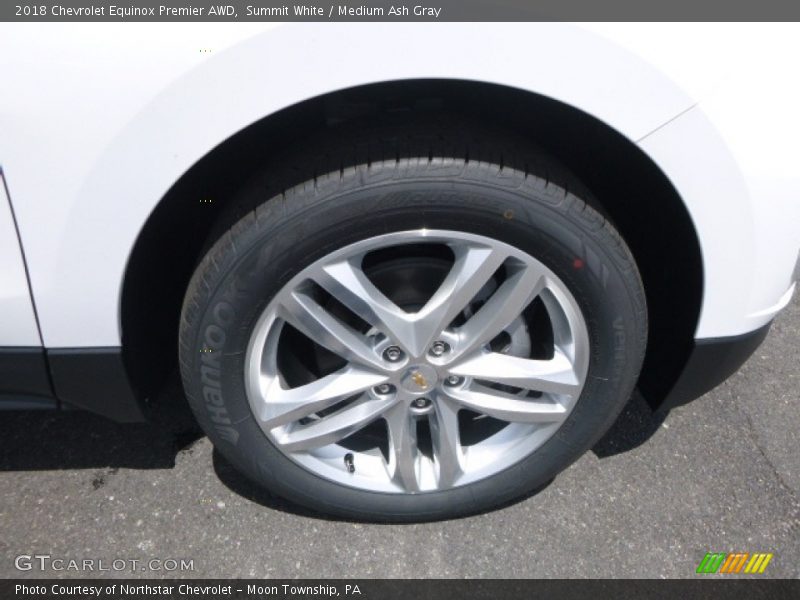 Summit White / Medium Ash Gray 2018 Chevrolet Equinox Premier AWD