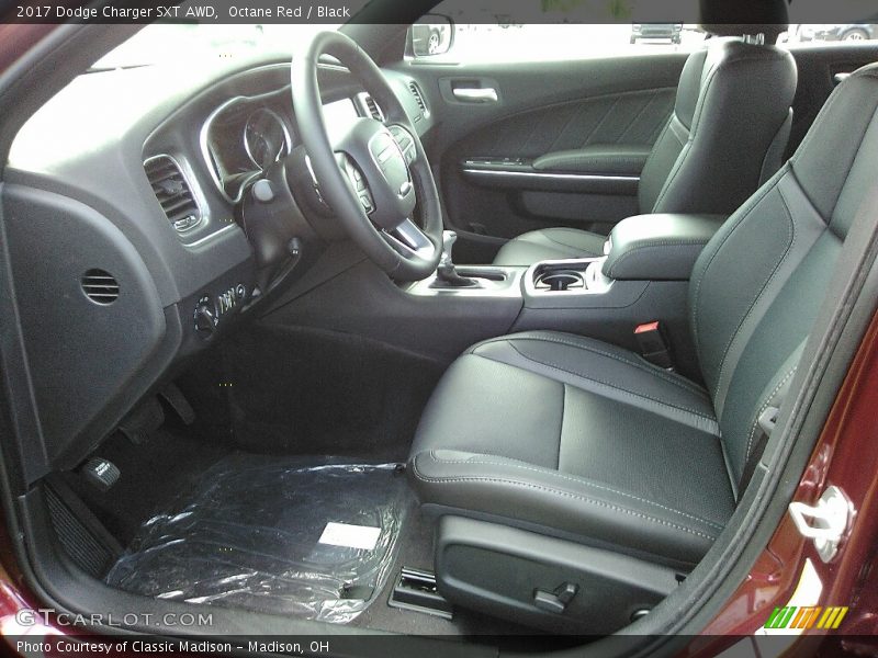 Octane Red / Black 2017 Dodge Charger SXT AWD