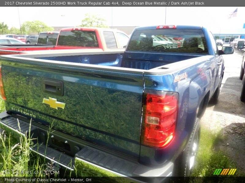 Deep Ocean Blue Metallic / Dark Ash/Jet Black 2017 Chevrolet Silverado 2500HD Work Truck Regular Cab 4x4