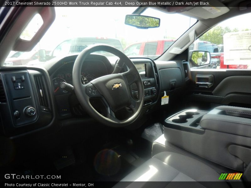Deep Ocean Blue Metallic / Dark Ash/Jet Black 2017 Chevrolet Silverado 2500HD Work Truck Regular Cab 4x4