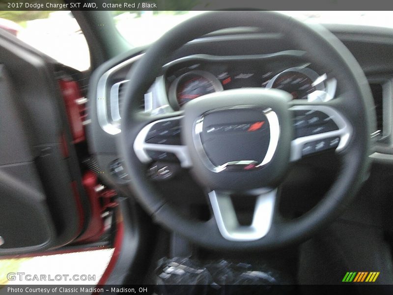 Octane Red / Black 2017 Dodge Charger SXT AWD