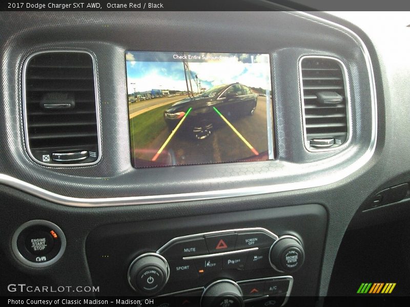 Octane Red / Black 2017 Dodge Charger SXT AWD
