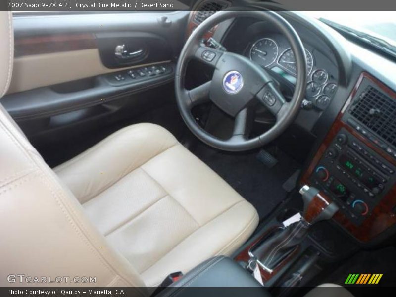 Crystal Blue Metallic / Desert Sand 2007 Saab 9-7X 4.2i