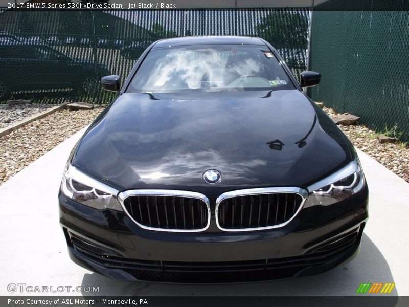 Jet Black / Black 2017 BMW 5 Series 530i xDrive Sedan