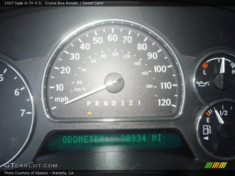 Crystal Blue Metallic / Desert Sand 2007 Saab 9-7X 4.2i