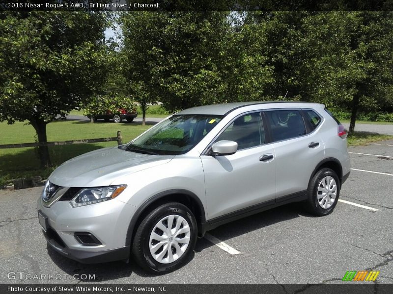 Brilliant Silver / Charcoal 2016 Nissan Rogue S AWD