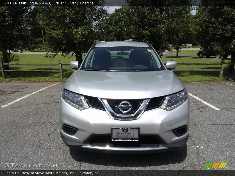 Brilliant Silver / Charcoal 2016 Nissan Rogue S AWD