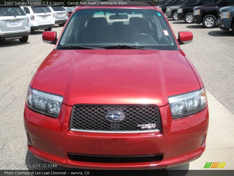 Garnet Red Pearl / Anthracite Black 2007 Subaru Forester 2.5 X Sports