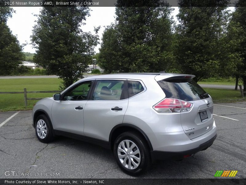 Brilliant Silver / Charcoal 2016 Nissan Rogue S AWD