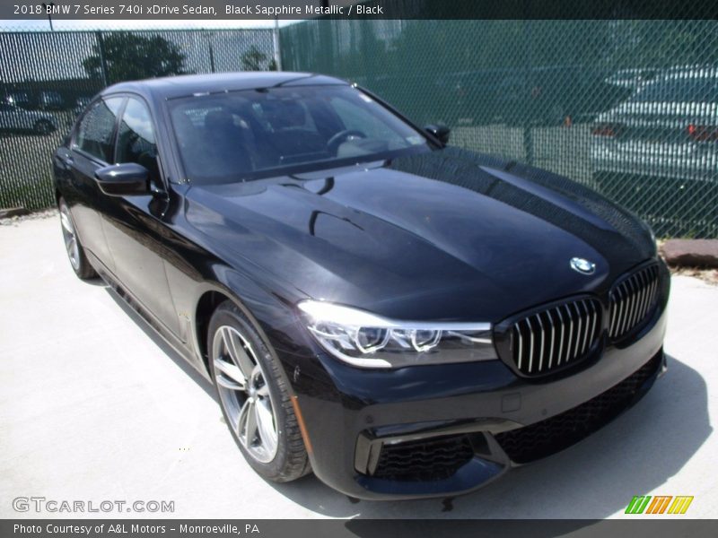 Black Sapphire Metallic / Black 2018 BMW 7 Series 740i xDrive Sedan