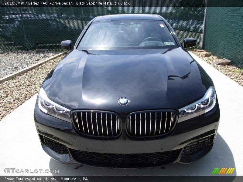 Black Sapphire Metallic / Black 2018 BMW 7 Series 740i xDrive Sedan