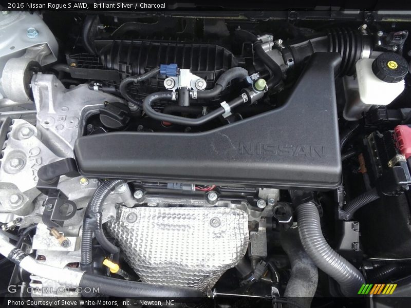Brilliant Silver / Charcoal 2016 Nissan Rogue S AWD