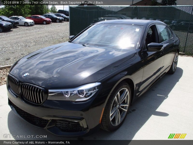 Black Sapphire Metallic / Black 2018 BMW 7 Series 740i xDrive Sedan