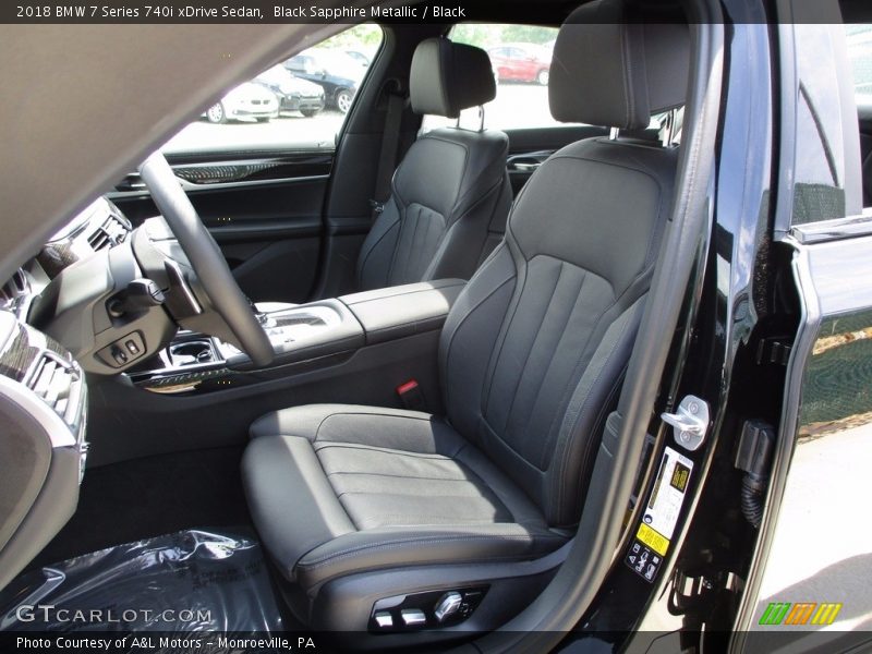 Black Sapphire Metallic / Black 2018 BMW 7 Series 740i xDrive Sedan