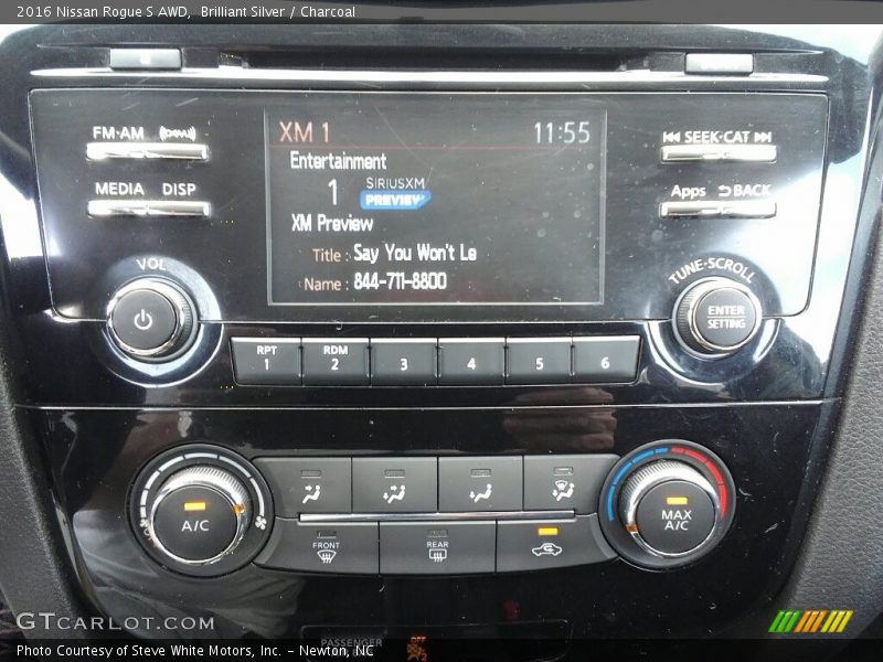 Brilliant Silver / Charcoal 2016 Nissan Rogue S AWD