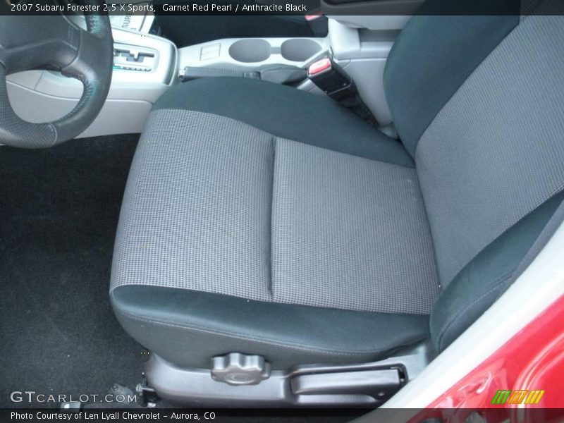 Garnet Red Pearl / Anthracite Black 2007 Subaru Forester 2.5 X Sports