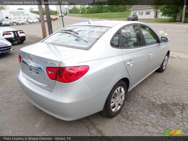 Liquid Silver / Gray 2010 Hyundai Elantra GLS