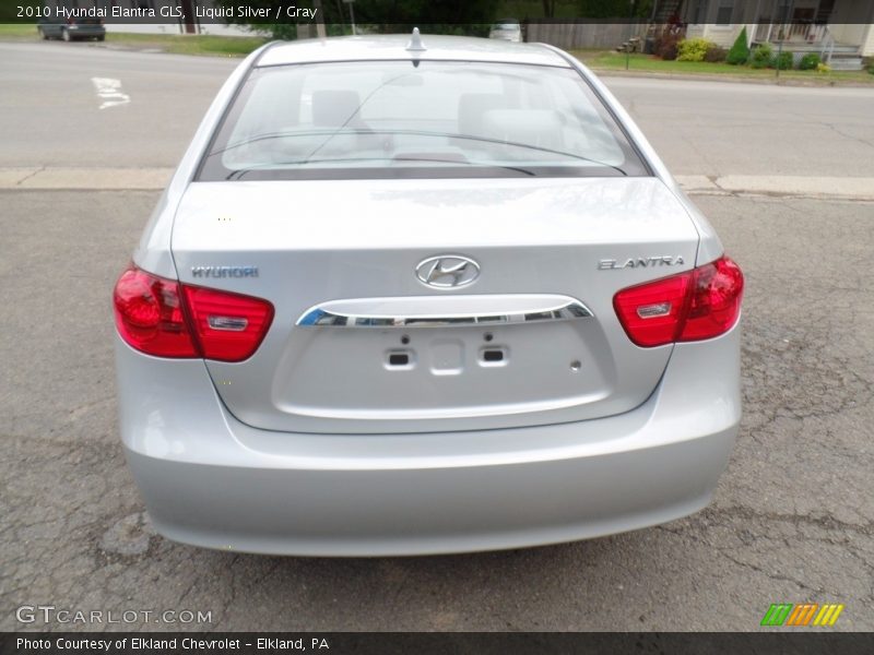 Liquid Silver / Gray 2010 Hyundai Elantra GLS