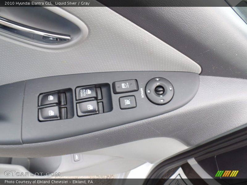 Liquid Silver / Gray 2010 Hyundai Elantra GLS