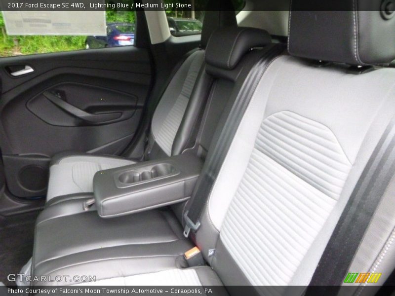 Lightning Blue / Medium Light Stone 2017 Ford Escape SE 4WD