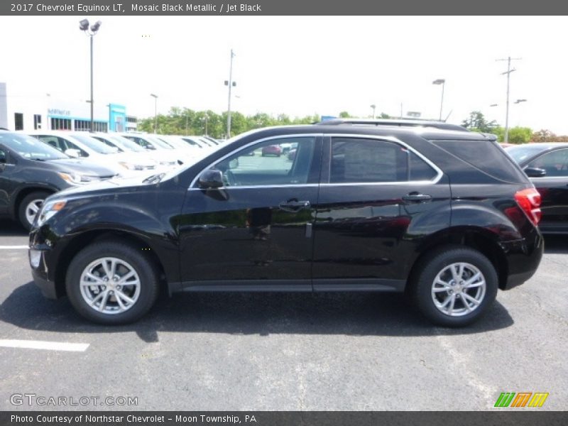Mosaic Black Metallic / Jet Black 2017 Chevrolet Equinox LT