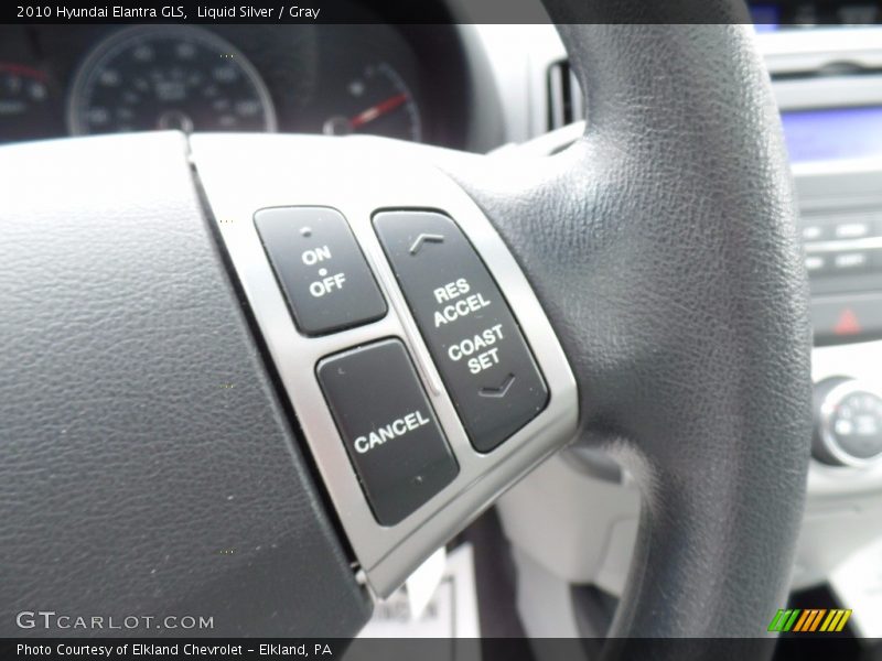 Liquid Silver / Gray 2010 Hyundai Elantra GLS