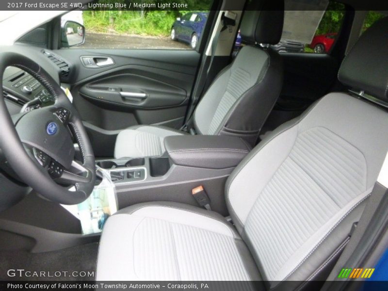 Lightning Blue / Medium Light Stone 2017 Ford Escape SE 4WD