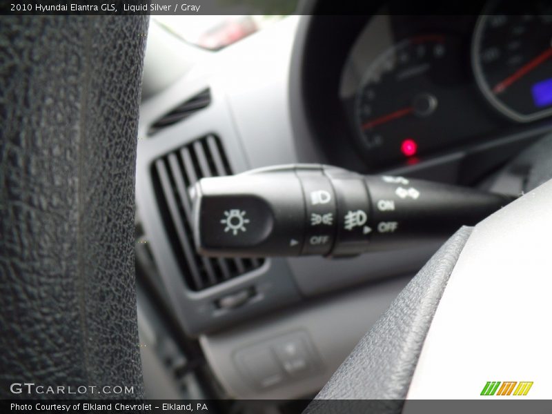 Liquid Silver / Gray 2010 Hyundai Elantra GLS