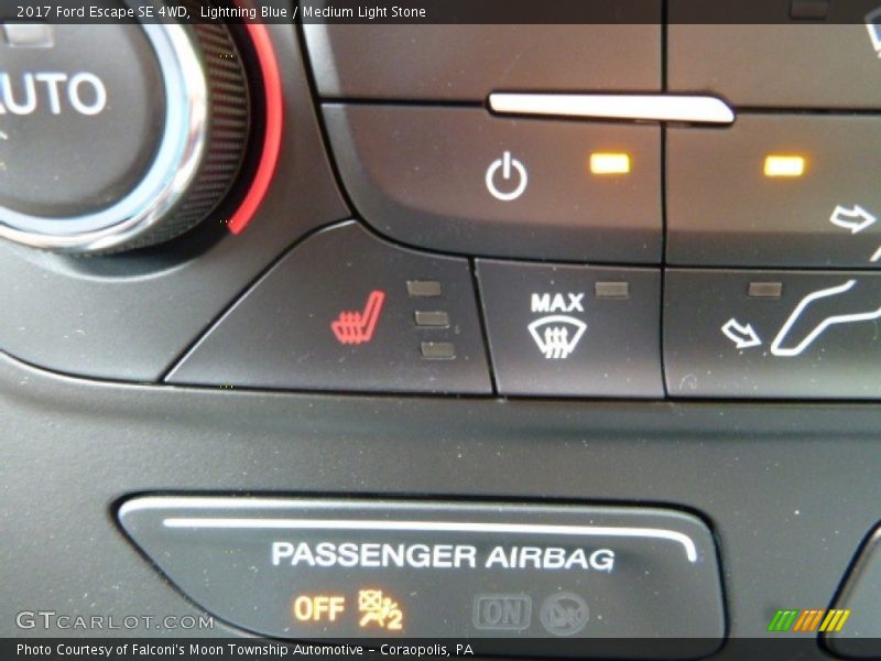 Lightning Blue / Medium Light Stone 2017 Ford Escape SE 4WD