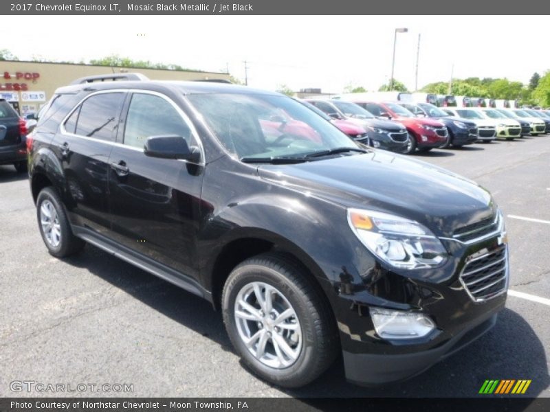 Mosaic Black Metallic / Jet Black 2017 Chevrolet Equinox LT