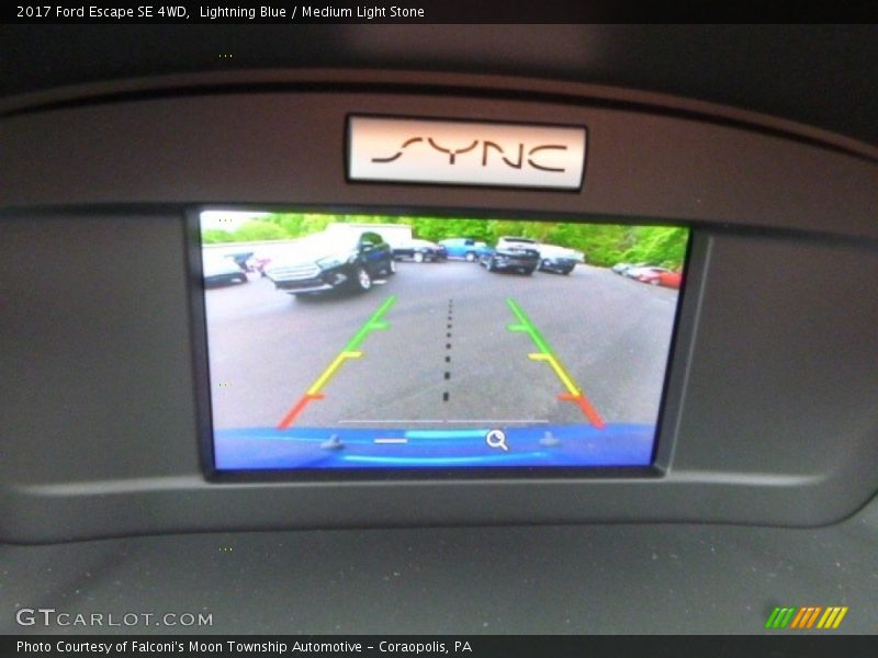 Lightning Blue / Medium Light Stone 2017 Ford Escape SE 4WD