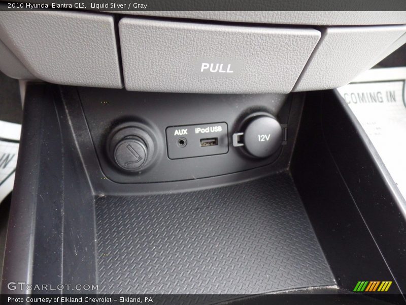 Liquid Silver / Gray 2010 Hyundai Elantra GLS