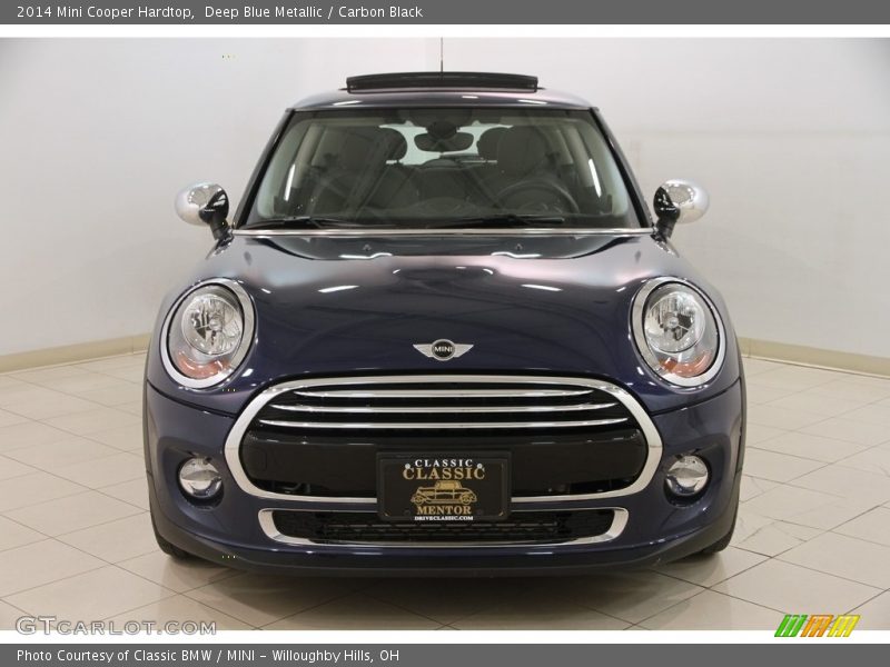Deep Blue Metallic / Carbon Black 2014 Mini Cooper Hardtop