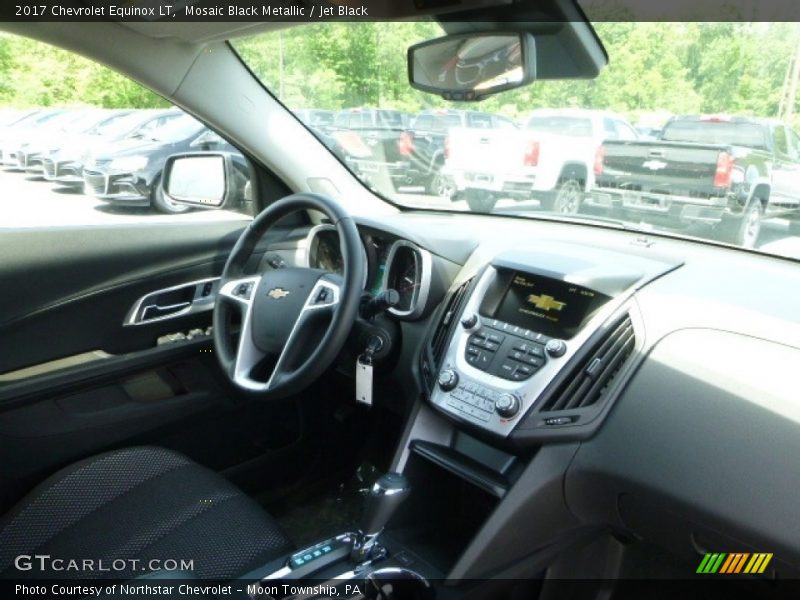 Mosaic Black Metallic / Jet Black 2017 Chevrolet Equinox LT