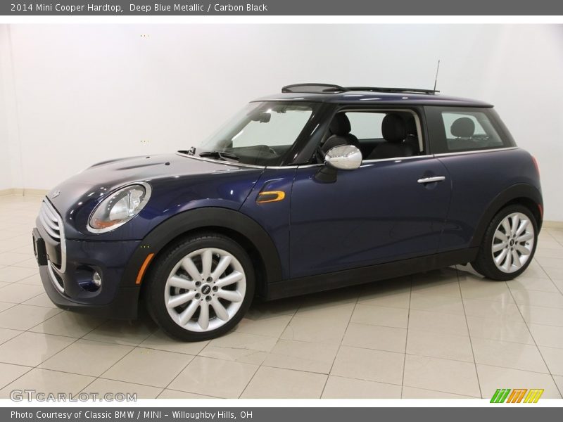 Deep Blue Metallic / Carbon Black 2014 Mini Cooper Hardtop