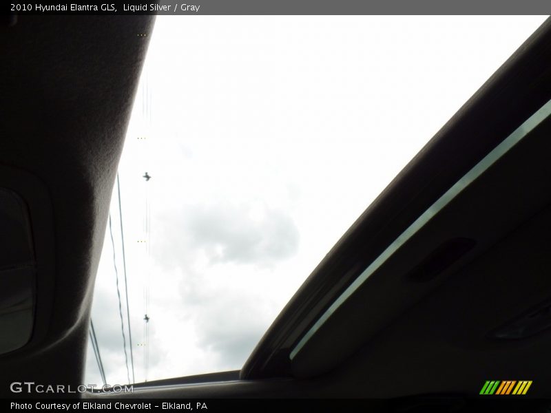 Liquid Silver / Gray 2010 Hyundai Elantra GLS